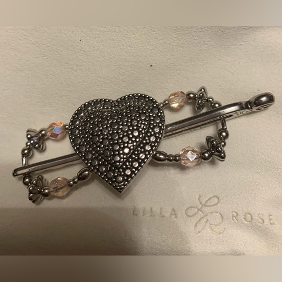 Lilla Rose Other - Double Layer Heart Flexi Clip- S